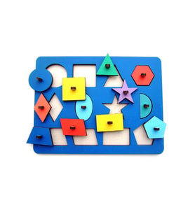 Ahşap Zeka Geliştirici Oyun Ahşap Puzzle Yapboz Eğitici Oyuncak (Renksiz)