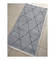 GABARDİN HALI DECORA 0040 GRİ MODERN KAYMAZ HALI 80X150 CM
