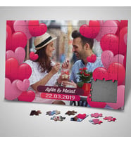 Dopdolu Romantik Kalpler 240 parça Puzzle