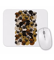 Pug Yoga Köpek Mouse Pad