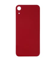 Apple iPhone XR Uyumlu, Logolu Arka Pil Batarya Kapağı. LENS HARİÇ (Kırmızı)