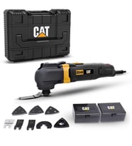 CAT DX49.1 350Watt Profesyonel Çok Amaçlı Devir Ayarlı Kesme Raspalama ve Zımpara + 14 Adet Aksesuar