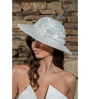 Kırık Beyaz Gelin Kepi Nikah Şapkası ,Nikah Şapkası,Gelin Şapkası