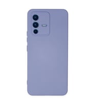 Vivo V23 5g Kılıf Nano İçi Kadife Silikon - Lila