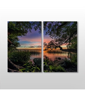 Orman Kanvas Tablo 80x70cm (Karışık)