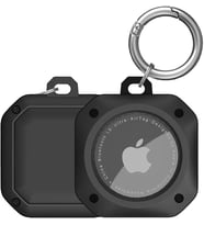 Buff TagSafe ProShield Taşınabilir Anahtarlık AirTag Uyumlu Kılıf (Black)