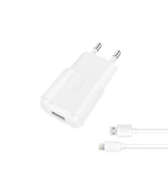 Lightning Şarj Seti 2A 10W iPhone Şarj Adaptörü ve Lightning Kablo (Beyaz)