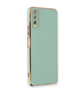 Microsonic Vivo Y20s Kılıf Olive Plated Yeşil