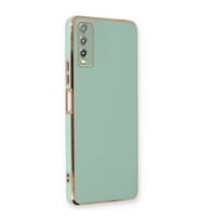Microsonic Vivo Y20s Kılıf Olive Plated Yeşil