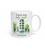 Topraksız Tarım Hidroponik Uzmanına Suyun Gücü Dikey Tarım Kupa Hediye Bardak
