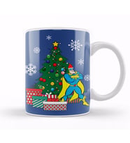 Bananaman Around The Christmas Tree Kupa Bardak Porselen