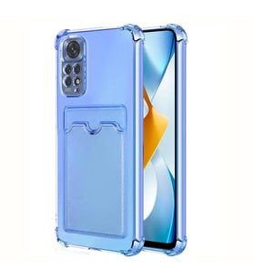 Microsonic Xiaomi Redmi Note 11S Card Slot Shock Kılıf Mavi