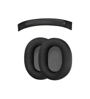 Steelseries Arctis 1 Uyumlu Kumaş Kulaklık Pedi ve Deri Kafa Koruma Bandı (Siyah)