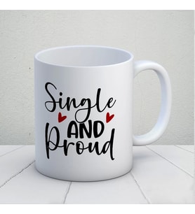 Single and Proud Kupa Bardak (Çok Renkli)