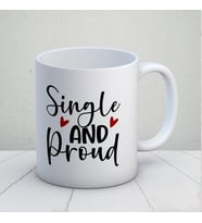 Single and Proud Kupa Bardak (Çok Renkli)