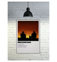 Breaking Bad Dizi Filmi Poster Dekor Konsept Tablo MDF Kaliteli Baskı Çerçeve Görünüm
