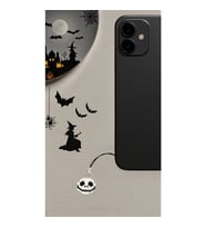 Miyuki Boncuk El Yapımı Kurukafa Telefon Çarmı - Charm Halloween Cadılar Bayramı (Çok Renkli)