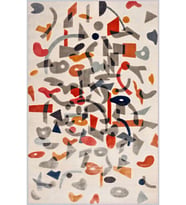 Eliana Home Baskılı, Yıkanabilir Kaymaz Taban Salon Halısı LNA1670 100x150 cm (Bej)