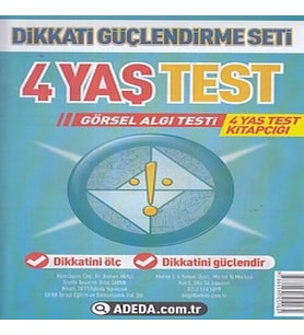 Dikkati Güçlendirme Seti 4 Yaş Test