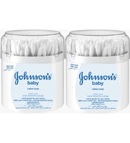 Johnsons Baby Kulak Temizleme Çubuğu 100 Adet + 200 Adet Toplam 300 Adet (Karma Set)