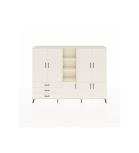 Arges Dolap 11 Raflı 3 Çekmeceli 7 Kapaklı 220x30x163 Aytaşı-Aytaşı