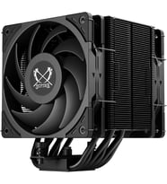 Mugen 6 Dual Fan Black Edition CPU Hava Soğutucu, Intel LGA1700, LGA1151, AMD AM5, AM4 Desteği, 120mm, Tek Kule, Alüminyum Üst Kapak (Mugen 6 Dual Fan Black Edition)