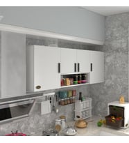 Kenzlife hazır mutfak packey byz 060*180*22 mutfak banyo dolabı kapaklı raflı (Karışık)