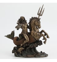 VERONESE BİBLOLAR › Wise Mitoloji & Tarih-AT ÜSTÜNDE POSEIDON-23,5*12,5*27 CM-jWU76939A4
