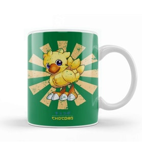 Chocobo Retro Japanese Final Fantasy Kupa Bardak Porselen