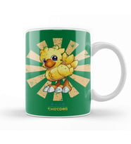 Chocobo Retro Japanese Final Fantasy Kupa Bardak Porselen
