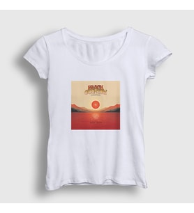 Presmono Kadın Beyaz Red Sun Black Country Communion T-Shirt 449961tt