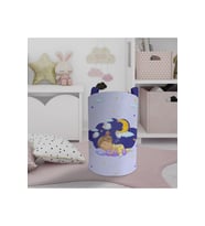 MEKTA HOME BEBEK VE ÇOCUK ODASI Uyuyan Çocuk Desenli Oyuncak Sepeti