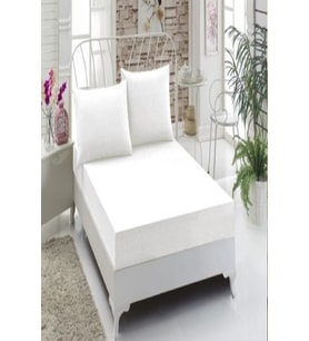﻿Altın Karma Havlu Lastikli Çarşaf Takımı 180x200 Cm 2 Adet 50x70 Cm Yastık Kılıfı