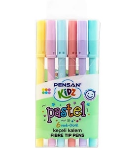 Pensan Keçeli Kalem Pastel 6Lı