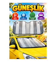 Katlanabilir Araç Ön Cam Güneşliği – Isı Önleyici Güneş Perdesi Volkswagen Passat Peugeot 3008 Skoda