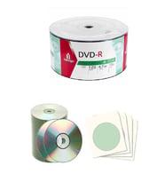 Boş Dvd-r 16x .4,7 Gb 10 Adet ve 10 Adet Dvd zarfı