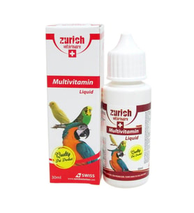 Zurich Veterinaire Kuş Multivitamin 30 ml