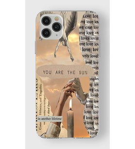 Iphone 11 Pro Max Uyumlu You Are The Sun Tasarımlı Şeffaf Telefon Kılıfı