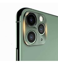 Apple iPhone 11 Pro Uyumlu Zore Metal Kamera Koruyucu (Rose Gold Altın)