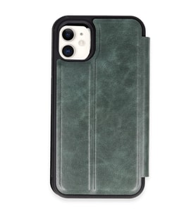 İphone 11 Kılıf Flip Cover - Koyu Yeşil