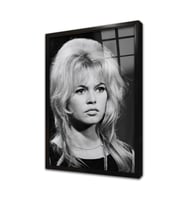 Birigitte Bardot Çerçeveli Cam Tablo