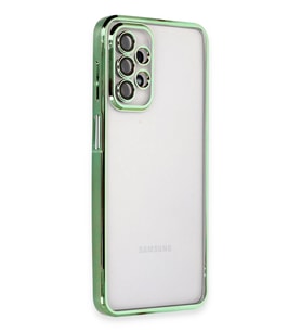 Galaxy A23 4G Kılıf Lensli Silikon - Yeşil