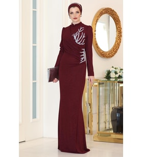 Alin Abiye Bordo HNA204