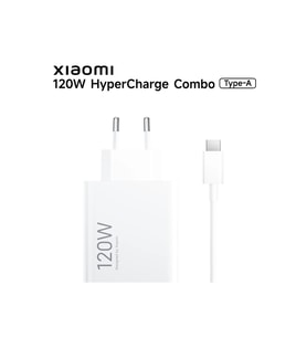Xiaomi 120W HyperCharge Combo (Type-A) EU MDY-14-EE Hızlı Şarj Aleti (Adaptör + Kablo)