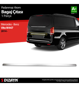 Mercedes Vito W447 Krom Bagaj Çıtası 2014-2020