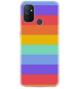 Kılıfland One Plus Nord N10 Kılıf Silikon Resimli Kapak Rainbow Stok 1276