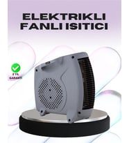 Taşınabilir Fanlı Isıtıcı Elektrikli Termik Korumalı Oda Isıtıcı