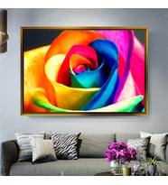 Altın Çerçeveli dekoratif tablo l901 (Gold)