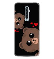 Oppo Reno 2Z 4 Lite 4 Pro 5 6 7 A31 Kılıf Desemli Silikon Love Animals 1780