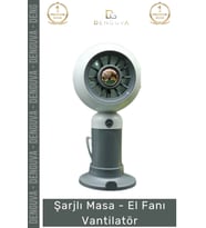 #Vantilatör Şarjlı USB Taşınabilir Sessiz 2 Kademeli Mini Ofis Seyahat Küçük Masa El Fanı Vantilatör